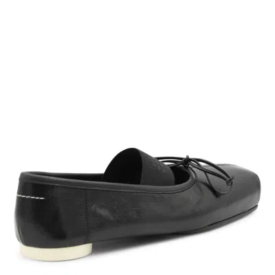Mm6 Maison Margiela Ballet Flats Square Toe Bow Detail In Multi