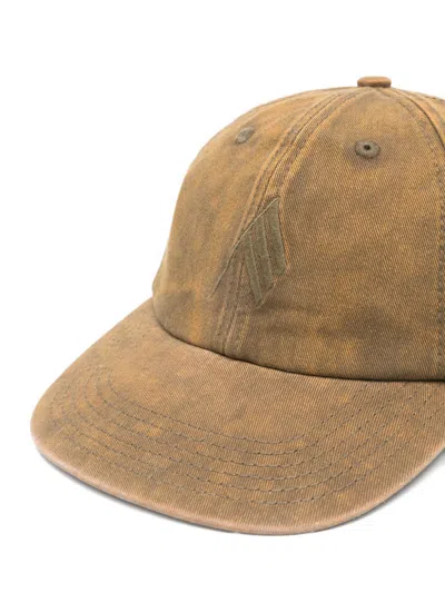 Attico Baseball Cap Curved Brim Six Panel Structure In Brown
