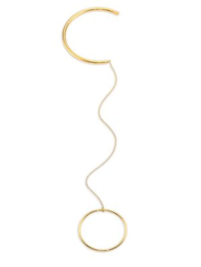 Stella Mccartney Circle Long Lariat Necklace In Na