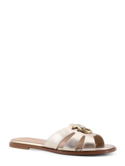 Pinko Sandals Light And Natural In Gold