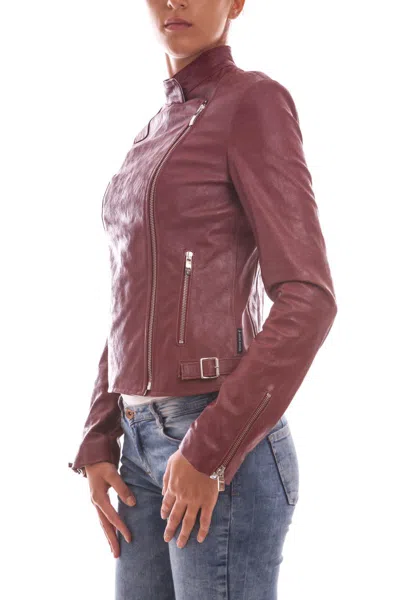 Armani Jeans Jacket In Red