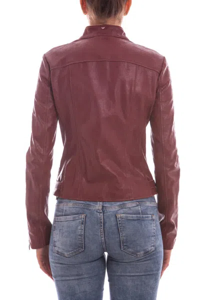 Armani Jeans Jacket In Red