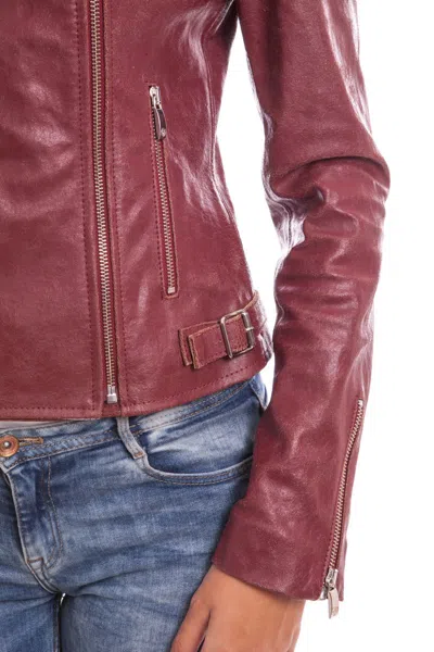 Armani Jeans Jacket In Red