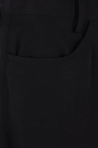 Yohji Yamamoto Trousers In Black