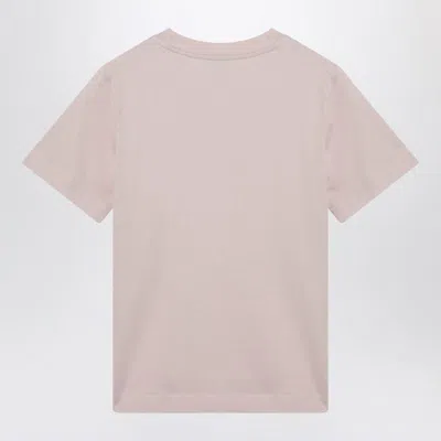 Burberry Light Pink Cotton T-shirt In Pink