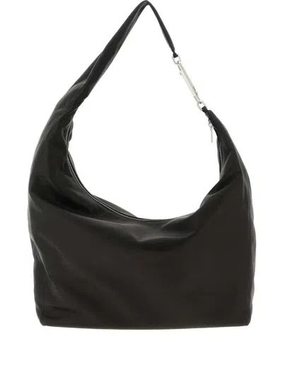 Rick Owens Gemini Shoulder Bag Adjustable Strap Hardware In Black
