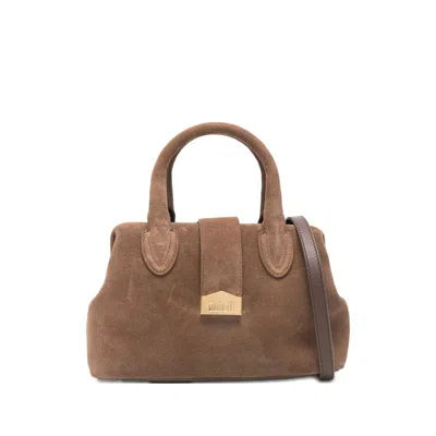 Schell Tote Bags In Brown