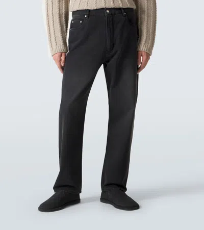 Studio Nicholson Black Riso Jeans In Black