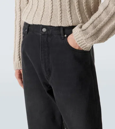 Studio Nicholson Black Riso Jeans In Black
