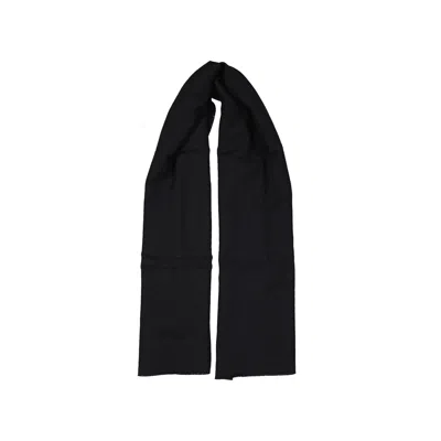 Givenchy Black Virgin Wool Scarf In Black