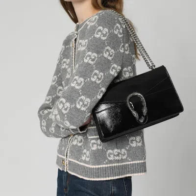 Gucci Chain Strap Shoulder Bag With Metal Hardware In Black