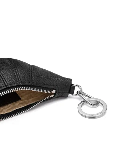 Lemaire Women Croissant Mini Leather Keyring In Multi