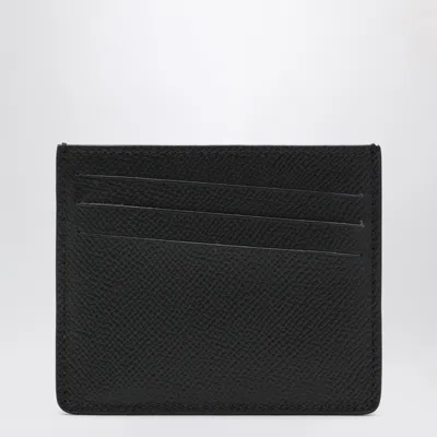Maison Margiela Four Stitches Black Card Holder Women In Black