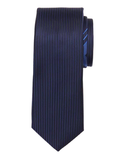 Egara Big & Tall Men's Narrow X Underknot Stripe Tie