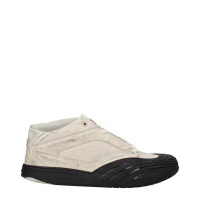 Givenchy Leather Sneakers In Neutrals