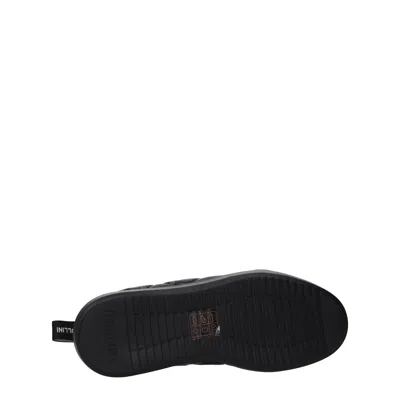 Pollini Women's Sneakers Polyurethane Black In Black