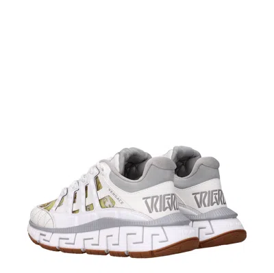 Versace White Leather Sneakers