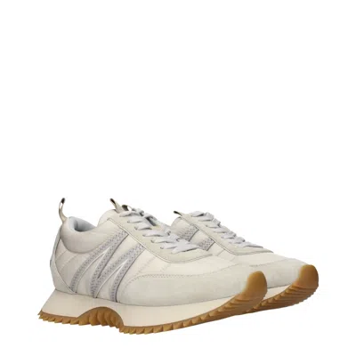 Moncler 30mm Pacey Nylon Sneakers In Gray
