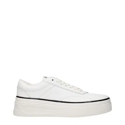 Jil Sander Leather Sneakers For Everyday In White
