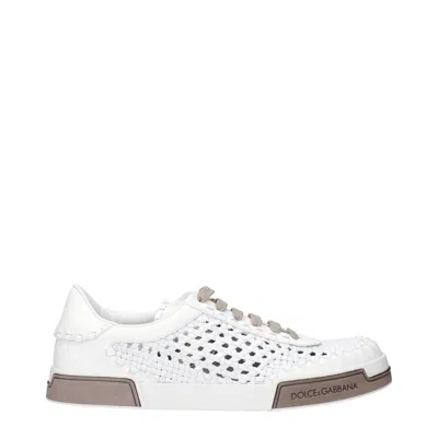 Dolce & Gabbana Sneaker Portofino Yacht White In Animal Print
