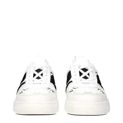 Valentino Garavani Valentino Vltn Leather Slip-on Sneaker In Neutral