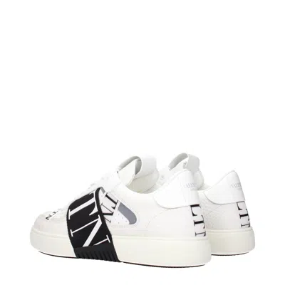 Valentino Garavani Valentino Vltn Leather Slip-on Sneaker In Neutral