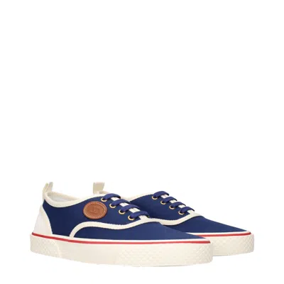 Valentino Garavani Sneaker Nojoke In Blue And White Canvas