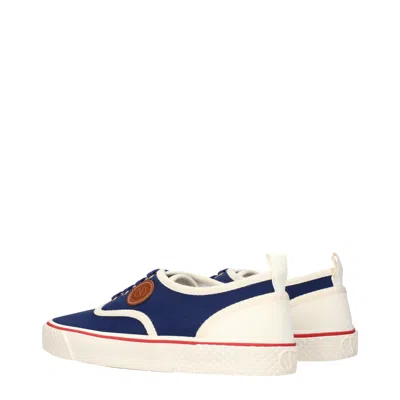 Valentino Garavani Sneaker Nojoke In Blue And White Canvas