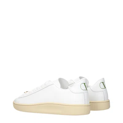 Valentino Garavani Woman Sneakers White Size 8 Leather In White