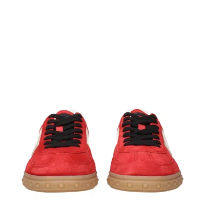 Valentino Garavani Upvillage Low Top Trainer In Red
