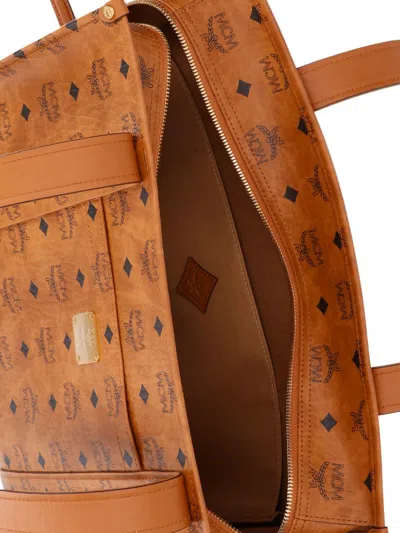 Mcm Aren Visetos School Tote In Brown