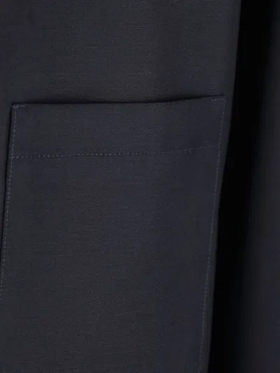 Rohe Mandarin Jacket In Gray