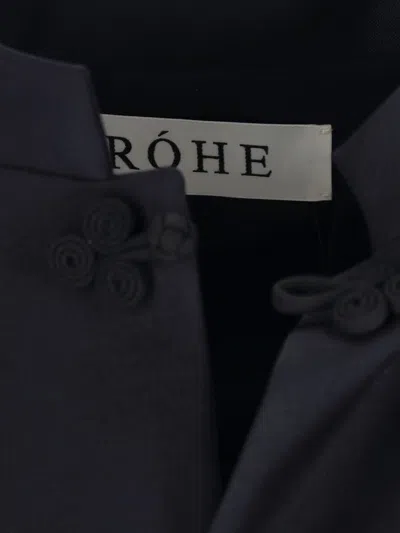 Rohe Mandarin Jacket In Gray