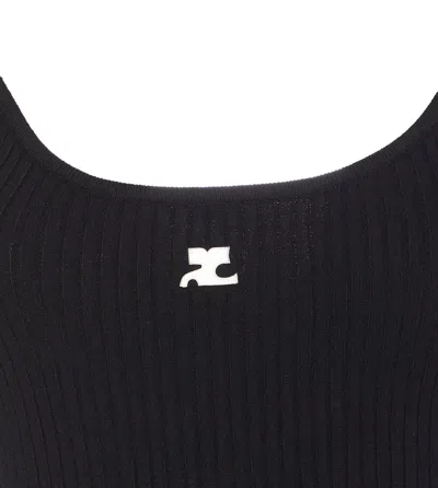 Courrèges Courreges Women Reedition Tank Top In Black
