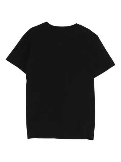 Karl Lagerfeld Stud-embellished Crew-neck T-shirt In Black