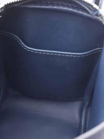 Pre-owned Hermes 2024 Mini Swift Lindy Satchel In Blue