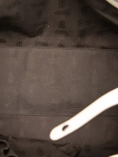 Pre-owned Gucci 2000-2015 Gg Canvas Twins Tote Bag In Brown