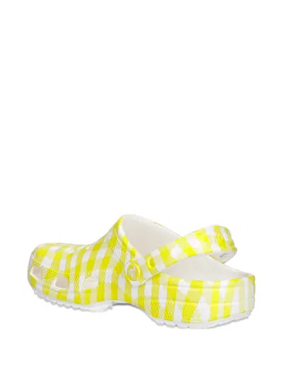 Crocs Gingham Slides In Multi