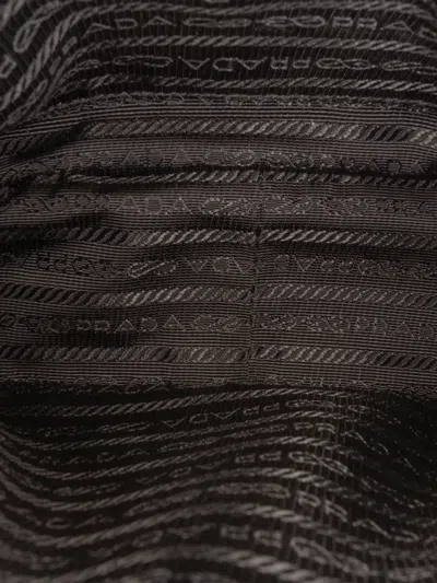 Pre-owned Prada 2019-2025 Tessuto Re Edition 2005 Camera Bag Crossbody Bag In Black