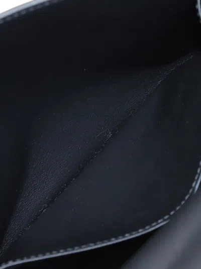 Pre-owned Hermes 2024 Swift Kelly Ii Retourne 25 Satchel In Black