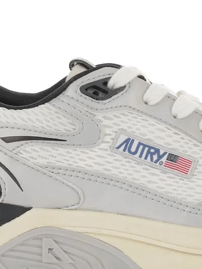Autry Hyperway Logo-patch Sneakers In Multi