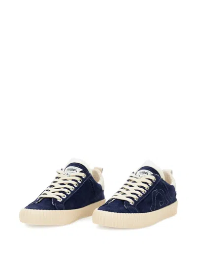 Springa Suede Embroidered Sneakers In Multi