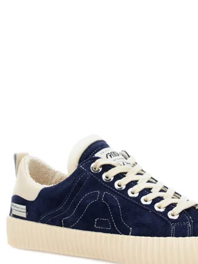 Springa Suede Embroidered Sneakers In Multi