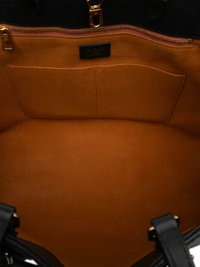 Pre-owned Louis Vuitton 2020 Monogram Empreinte Onthego Gm Satchel In Black