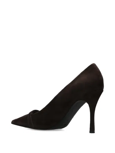Furla Sfera Pointed Toe Heeled Pumps In Brown