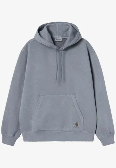 Carhartt Work In Progress Torion Cotton Hoodie In Blue