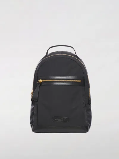 Tom Ford Leather Detailed Nylon Backpack Bags In Black