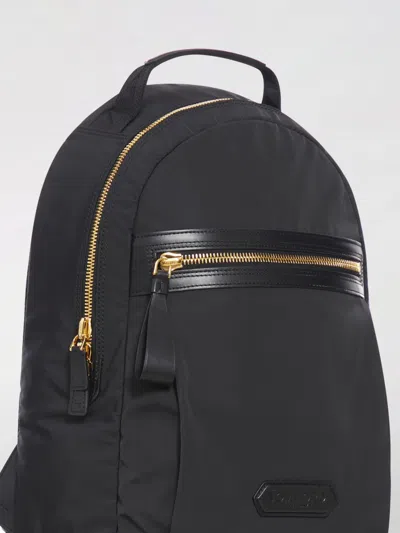 Tom Ford Leather Detailed Nylon Backpack Bags In Black