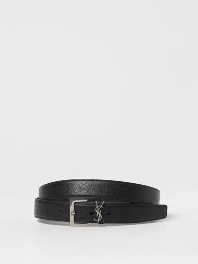 Saint Laurent Belt Men  In Black