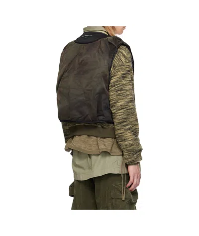 Andersson Bell Mesh Thick Double-sided Vest In Black